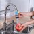 (Pack of 2) Green Whisper Plastic Tap Filter, Plastic Faucet Tap Shower, Faucet Water Filter, Tap Extension for Sink Kitchen Tap Faucet Removable and Adjustable Water Saving Carbon Removes