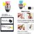 (Pack of 2) Green Whisper Plastic Tap Filter, Plastic Faucet Tap Shower, Faucet Water Filter, Tap Extension for Sink Kitchen Tap Faucet Removable and Adjustable Water Saving Carbon Removes