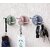 (Pack of 3) ubersweet Imported Trace Paste 3 Branch Rotate Hook Up Strong Viscose Pylon Bathroom Wall Storage illing Sticky