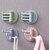 (Pack of 3) ubersweet Imported Trace Paste 3 Branch Rotate Hook Up Strong Viscose Pylon Bathroom Wall Storage illing Sticky