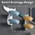 Beautiful Fish Shape Soap Dish Case Holder Mermaid Double Layer Soap Draining Tray Dish Soap Holder Soap Bar Box Dish Container Case Soap Holder Wall-Mounted (Pack of 1)