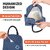 Insulated Lunch Bags Small for Men    Women  Tiffin Bag for Kids Picnic Organizer Lunch Bag Portable    Reusable (Blue)