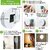 (Pack of 2)Motion Sensor Light with USB Charging Wireless Rechargeable Adhesive LED Nightlight for Home, White