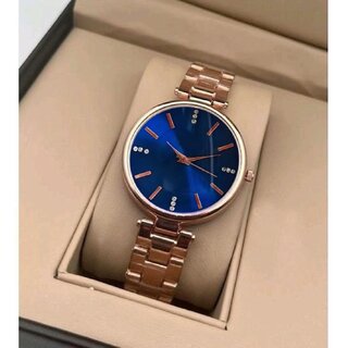 Bolun Blue Dial Rose Belt Analog Girls and Women WatchRam28 Bolun Blue Dial Rose Belt Analog Girls and Women WatchRam28
