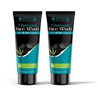 Indo Himaliyans Charcoal Facewash For Skin Brightening and Deep Cleansing Pack Of 2 Men and Women All Skin Types Face Wash 60 ml Indo Himaliyans Charcoal Facewash For Skin Brightening and Deep Cleansing Pack Of 2 Men and Women All Skin Types Face Wash 60 ml
