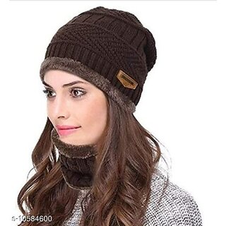 Fashlook Woolen Multicolor Casual Winter Cap Fashlook Woolen Multicolor Casual Winter Cap