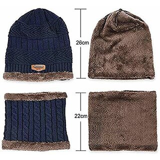 Fashlook Woolen Multicolor Casual Winter Cap Fashlook Woolen Multicolor Casual Winter Cap