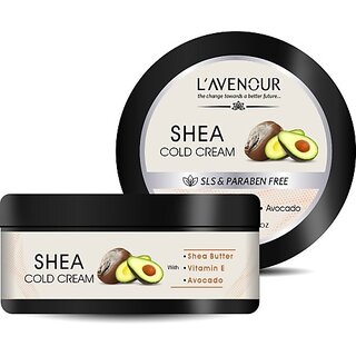 L'avenour Shea Cold Cream with Vitamin E & Avocado Oil For Deep Hydration & Dry Skin (100 ml) L'avenour Shea Cold Cream with Vitamin E & Avocado Oil For Deep Hydration & Dry Skin (100 ml)
