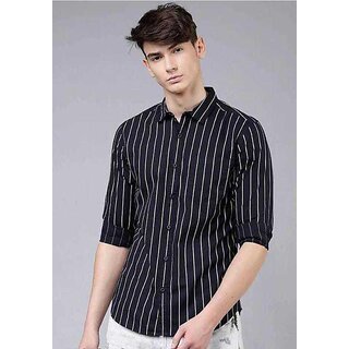                       Modernity Dark Blue Regular Fit Shirt For Men                                              