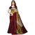 SVB Sarees Maroon Art Silk Mysore Silk Saree