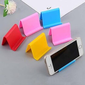 Plastic A-Shape Mobile Holder | Stylish and Functional Phone Stand for Home and Office (Pack of 5)
