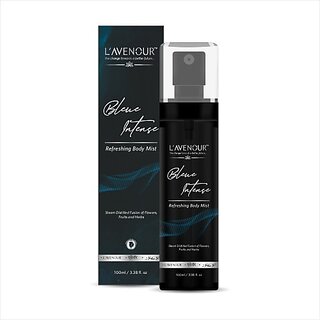 L'avenour Blue Intense Refreshing Body Mist For Long Lasting Fragrance, Mood Uplifting Body Mist  -  For Men  Women (100 ml)