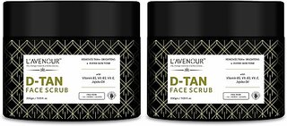 L'avenour D-Tan Face Scrub For Deep Exfoliation, Blackheads, Dark Spots & Tan Removal Scrub (400 g)