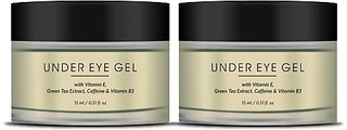 L'avenour Under Eye Gel for Reduce Dark Circles, Fine Lines & Eye Puffiness (Pack of 2) (30 ml)