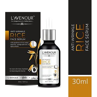 L'avenour Anti-Wrinkle Rice Face Serum for Even Skin Tone, Hydration, Improve Skin Barrier (30 ml) L'avenour Anti-Wrinkle Rice Face Serum for Even Skin Tone, Hydration, Improve Skin Barrier (30 ml)