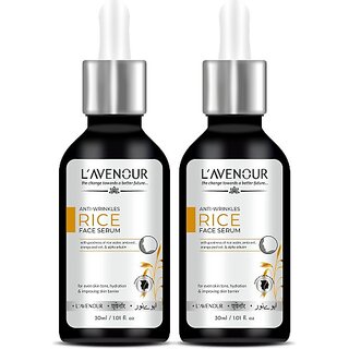 L'avenour Anti-Wrinkle Rice Face Serum for Even Skin Tone, Hydration, Improve Skin Barrier (60 ml) L'avenour Anti-Wrinkle Rice Face Serum for Even Skin Tone, Hydration, Improve Skin Barrier (60 ml)