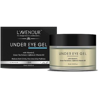 L'avenour Under Eye Gel for Reduce Dark Circles, Fine Lines & Eye Puffiness | 100% Vegan (15 ml) L'avenour Under Eye Gel for Reduce Dark Circles, Fine Lines & Eye Puffiness | 100% Vegan (15 ml)