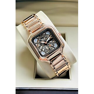                       HRV Analog Watch  - Sqaure Dial for Unisex                                              
