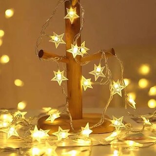                       Star String Lights 15 Star Led, 3 Meter Decoration for Birthday, Festival, Festive Occasion,, Party for Home                                              