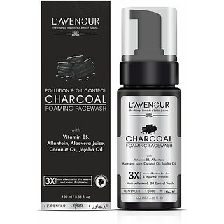 L'avenour Charcoal Foaming Facewash Face Wash (100 ml) L'avenour Charcoal Foaming Facewash Face Wash (100 ml)