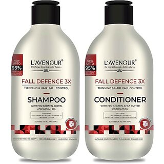 L'avenour Thinning & Hair Fall Control Shampoo & Conditioner For Thin,Weak & Damaged Hair (550 ml)