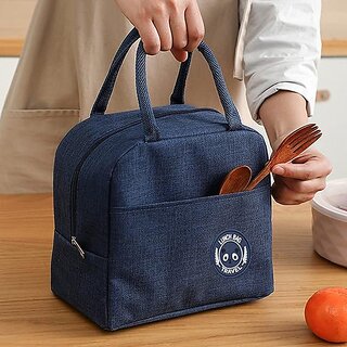 Abhiswa Insulated Lunch Bags Small for Men Women Tiffin Bag for Kids, Picnic Organizer Lunch Bag Portable Reusable (Blue) Abhiswa Insulated Lunch Bags Small for Men Women Tiffin Bag for Kids, Picnic Organizer Lunch Bag Portable Reusable (Blue)