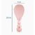 2PC Rabbit Standing Rice Spoon Non-Stick Rice Serving Rice Spatula Rice Vertical Kitchen Serving Spoon Rice Spoon Cooking Tableware (Plastic) Serving Spoon