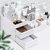 Cosmetic Organizer Box Drawers Storage Plastic Stationary Box Make Up Organiser For Women