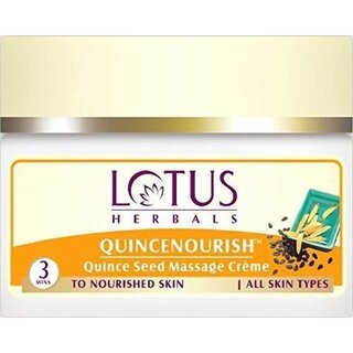                       Lotus Herbals Quincenourish Quince Seed Massage Cream  Nourishes Skin  For All Skin Types  50g                                              