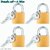 Trendy 25mm Small Brass Lock and Key, Smal Pressing Lock, Small Padlock for Luggage, Suitcase,