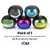 icall Smallest M4 Wireless Speaker with Powerful Bass Mic 5 W Bluetooth Speaker (Multicolor, Stereo Channel)