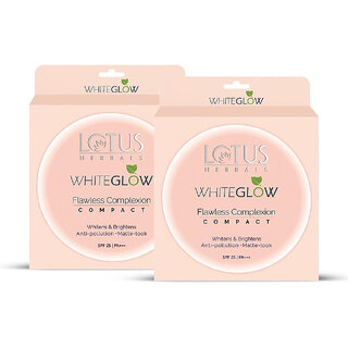 Lotus Herbals Whiteglow Flawless Complexion Compact - Honey C2 Matte Look Spf 25 Anti Pollution 10G ( Pack Of 2) Lotus Herbals Whiteglow Flawless Complexion Compact - Honey C2 Matte Look Spf 25 Anti Pollution 10G ( Pack Of 2)