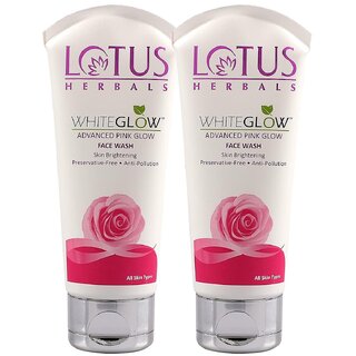 Lotus Herbals Whiteglow Advanced Pink Glow Face Mask Preservative Free Suitable For All Skin Types 100g(Pack Of 2) Lotus Herbals Whiteglow Advanced Pink Glow Face Mask Preservative Free Suitable For All Skin Types 100g(Pack Of 2)