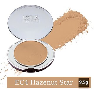 Lotus Make-Up Ecostay Ideal Finish Pressed Powder Compact (Hazelnut Star, 9.5 G) Lotus Make-Up Ecostay Ideal Finish Pressed Powder Compact (Hazelnut Star, 9.5 G)