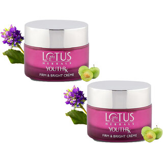 Lotus Herbals Youthrx Firm Bright Cream Spf 20 Pa+++ Anti Ageing Brightening 50g(Pack Of 2) Lotus Herbals Youthrx Firm Bright Cream Spf 20 Pa+++ Anti Ageing Brightening 50g(Pack Of 2)