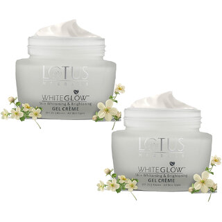                       Lotus Herbals Whiteglow Skin Whitening  Brightening Gel Cream Spf 25 Pa +++, 40G ( Pack Of 2 )                                              