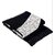 RADECOR Black Velvet Carpet (5 Foot, X 7 Foot, Rectangle)