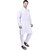 PrintCultr Men Kurta and Pyjama Set (White)
