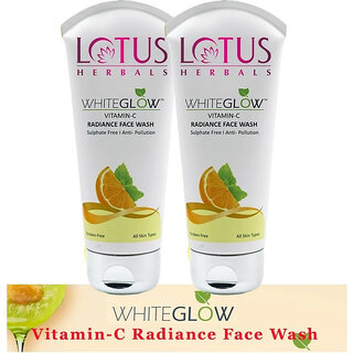 Lotus Herbals Whiteglow Vitamin-C Radiance Face Wash 50G ( Pack Of 2 ) Lotus Herbals Whiteglow Vitamin-C Radiance Face Wash 50G ( Pack Of 2 )