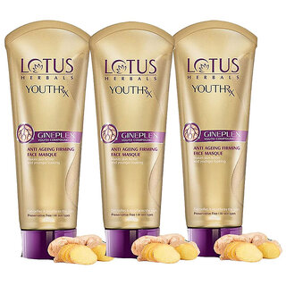 Lotus Herbals Youthrx Anti Ageing Firming Face Mask 80G (Pack Of 3) Lotus Herbals Youthrx Anti Ageing Firming Face Mask 80G (Pack Of 3)