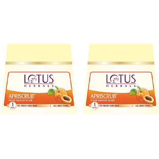                       Lotus Herbals Apriscrub  Fresh Apricot Scrub270G ( Pack Of 2 )                                              