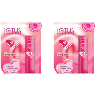 Lotus Herbals Lip Lush Tinted Lip Balm - Rosy Rose Blush Spf 20 8H Moisturisation 3.5G ( Pack Of 2 ) Lotus Herbals Lip Lush Tinted Lip Balm - Rosy Rose Blush Spf 20 8H Moisturisation 3.5G ( Pack Of 2 )