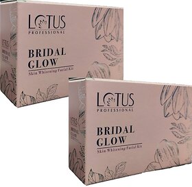 Lotus Professional Bridal Glow Skin Whitening Facial Kit ( 55G X 2 ) (2 X 55 G)