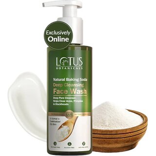                       Lotus Botanicals Natural Baking Soda Anti-Acne Face Wash (180 Ml)                                              