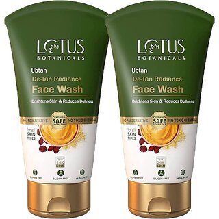 Lotus Botanicals Ubtan De-Tan Radiance Facewash 200Ml(Pack Of 2) Face Wash (400 Ml) Lotus Botanicals Ubtan De-Tan Radiance Facewash 200Ml(Pack Of 2) Face Wash (400 Ml)