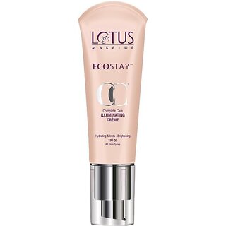 Lotus Make-Up Ecostay Cc Complete Care Illuminating Crme Foundation (Snow Light, 25 G) Lotus Make-Up Ecostay Cc Complete Care Illuminating Crme Foundation (Snow Light, 25 G)