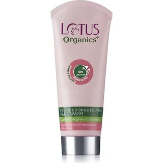 Lotus Organics+ Precious Brightening Face Wash (100 G) Lotus Organics+ Precious Brightening Face Wash (100 G)