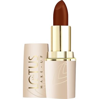                       Lotus Make-Up Pure Colors Matte Lip Color (Burgundy-590, 4.2 G)                                              