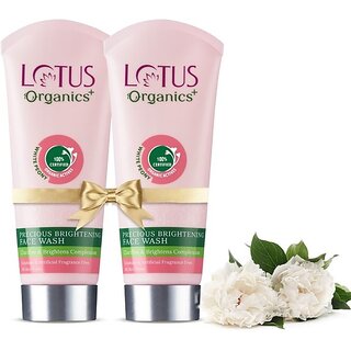                       Lotus Organics+ Precious Brightening Face Wash (200 G)                                              