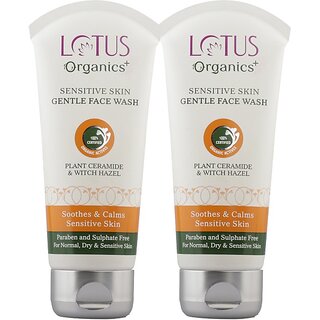                       Lotus Organics+ Sensitive Skin Gentle Face Wash (160 G)                                              